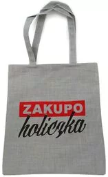 Torba z nadrukiem ZAKUPOholiczka szara - Plecaki worki - miniaturka - grafika 1