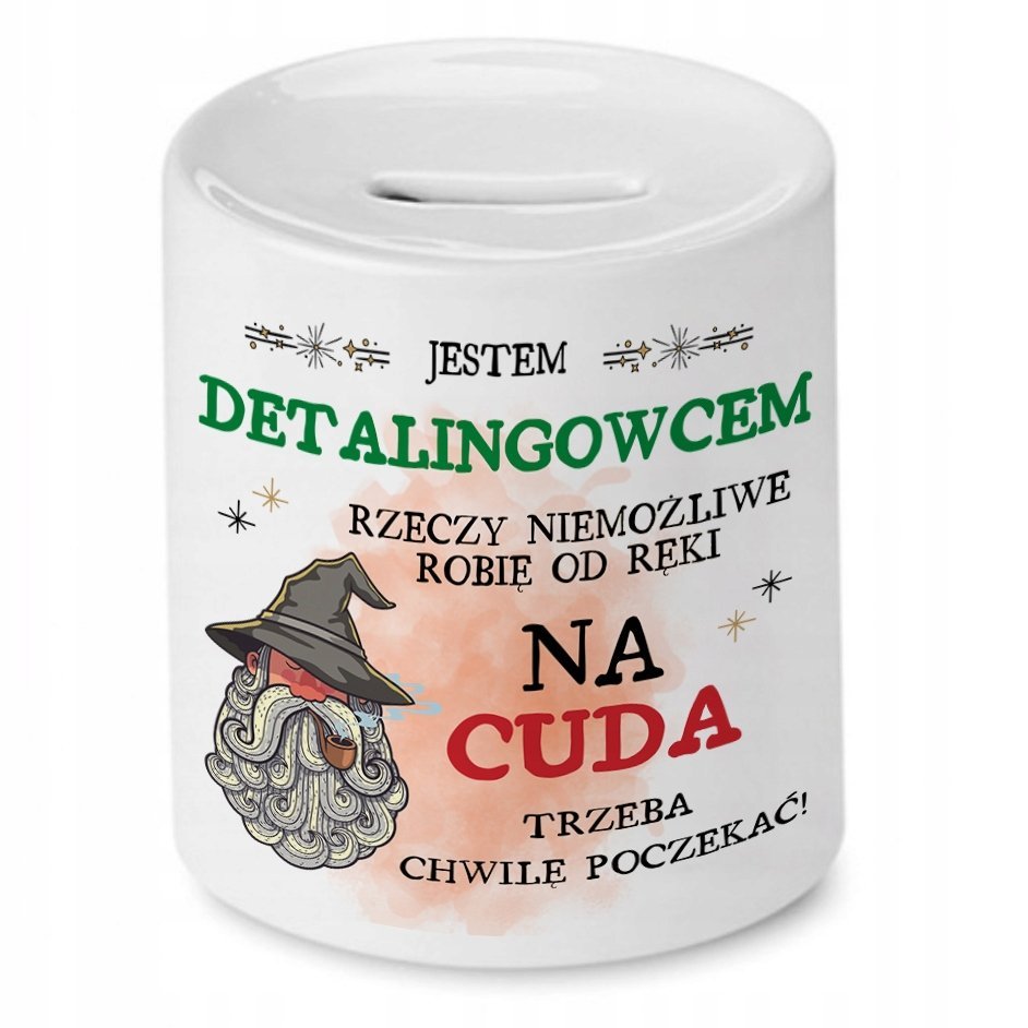 Złoty Kubek Premium Dla Skarbnika Prezent z Nadrukiem ze Zdjęciem + Opakowanie na prezent (wzór 02)