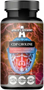 APOLLO'S HEGEMONY CDP CHOLINE 90 KAPSUŁEK - Suplementy diety - miniaturka - grafika 1