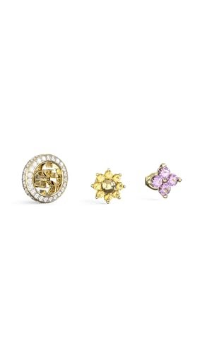 Guess Kolczyki damskie ze stali nierdzewnej JUBE06037JWYGMCT/U