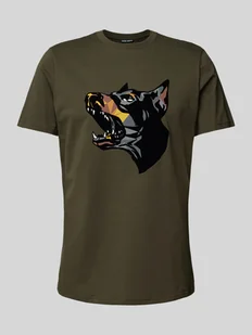 T-shirt o kroju regular fit z okrągłym dekoltem - Koszulki męskie - miniaturka - grafika 1