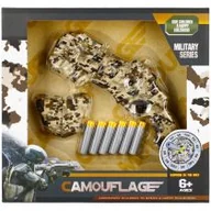 Zabawki militarne - Pistolet na strzałki wojsko z akcesoriami MEGA CREATIVE 483105 - miniaturka - grafika 1