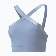 Bielizna sportowa damska - Biustonosz PUMA Flawless Sculpt Mid-Impact Longline filtered ash - miniaturka - grafika 1
