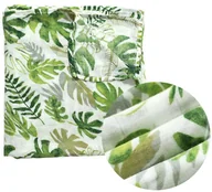 Otulacze - Kocyk otulacz muślinowy z bambusem pieluszka pielucha 120 x 120 cm - miniaturka - grafika 1