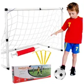 Piłka nożna - Zestaw Treningowy Piłkarski Bramka z Piłką dla Dzieci Y376 - miniaturka - grafika 1