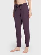 Piżamy damskie - Seidensticker Spodnie piżamowe 12.520663 Fioletowy Regular Fit - miniaturka - grafika 1