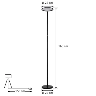 Lindby Smart lampa stojąca LED Cilian, CCT, Tuya, ZigBee, Hue - Lampy stojące - miniaturka - grafika 2