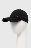 Czapki męskie - Tommy Hilfiger czapka z daszkiem kolor czarny gładka - miniaturka - grafika 1
