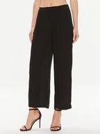 Spodnie damskie - Kaffe Spodnie materiałowe Dacia Amber 10506454 Czarny Loose Fit - miniaturka - grafika 1