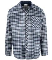 Swetry męskie - Męska koszula w kratę bawełna REGULAR FIT-42/43 - miniaturka - grafika 1