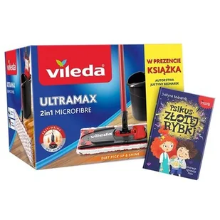 Mop płaski VILEDA Ultramax Box + Książka - Miotły, szufle, mopy - miniaturka - grafika 1