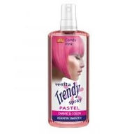 Kosmetyki do stylizacji włosów - Venita Trendy Spray Pastel, spray koloryzujący do włosów 30 Candy Pink, 200 ml - miniaturka - grafika 1