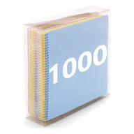 Akcesoria do okularów - Ściereczka do okularów z Mikrofibry MIX 14x17cm - 1000szt - miniaturka - grafika 1