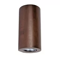 Lampy ścienne - Spotlight Ekologiczna LAMPA ścienna WOODDREAM 2081276 drewniana OPRAWA skandynawska tuba kinkiet okrągły orzech 2081276 - miniaturka - grafika 1