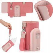 Podgrzewacze butelek i sterylizatory - Podgrzewacz przenośny do butelek wbudowana bateria Lionelo Thermup Go Evo - miniaturka - grafika 1