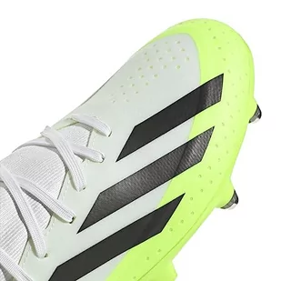 adidas Męskie buty piłkarskie X Crazyfast.3 miękkie buty piłkarskie, Ftwr biały rdzeń czarny klarowna cytryna, 42 2/3 EU - Piłka nożna - miniaturka - grafika 1