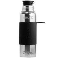 Butelki termiczne - Pura Kiki Pura Termobutelka dla dorosłych 650 ml czarna I22BMKS - miniaturka - grafika 1