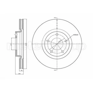 METELLI Tarcza hamulcowa 23-0730C - Szczęki hamulcowe - miniaturka - grafika 1