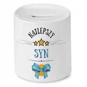 Skarbonki - Skarbonka Dla Syna na Urodziny Prezent z Nadrukiem ze Zdjęciem - miniaturka - grafika 1