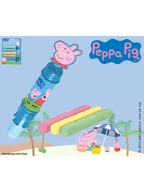 Zabawki kreatywne - Happy People Kreda drogowa "Peppa Pig" - 18 m+ - miniaturka - grafika 1