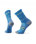 Skarpety termoaktywne - U'S Hike Light Cushion Mountain Range Pattern Crew Socks, J96 laguna blue, XL - miniaturka - grafika 1