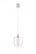 Lampy sufitowe - Kaspa Lampa wisząca Longis IV - biały przewód 10551109 - miniaturka - grafika 1