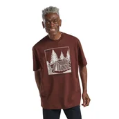 Koszulki męskie - Męski t-shirt Jack Wolfskin FREEROAMER T M TENT dark rust - S - miniaturka - grafika 1