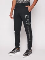Spodnie sportowe męskie - EA7 Emporio Armani Spodnie dresowe 8NPPC3 PJ05Z 0579 Granatowy Regular Fit - miniaturka - grafika 1