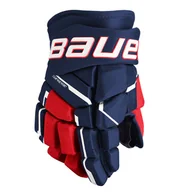 Hokej - Rękawice hokejowe Bauer Supreme M5PRO Navy/Red/White Intermediate 13 cali - miniaturka - grafika 1