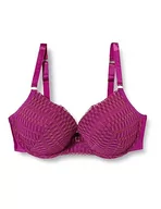 Biustonosze - Triumph Damski biustonosz Aura Spotlight Conscious WHU, fioletowy, 85B - miniaturka - grafika 1
