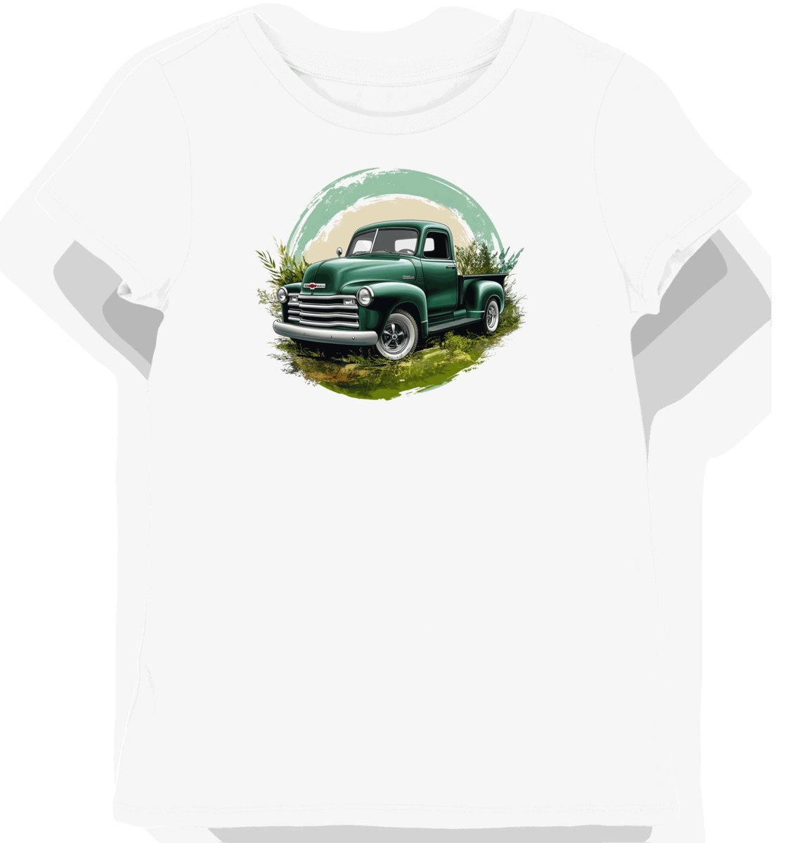 Koszulka damska biała z Klasycznym Motywem Chevy 3100 XS