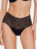 Majtki damskie - Chantelle Figi klasyczne z wysokim stanem Soft Stretch C11G80 Czarny - miniaturka - grafika 1