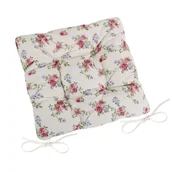 Poduszki na krzesła - Bellatex Siedzisko DITA pikowane  Pnąca różyczka, 40 x 40 cm - miniaturka - grafika 1