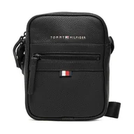 Torby męskie - Saszetka Tommy Hilfiger Essential Pu Mini Reporter AM0AM09504 Czarny - miniaturka - grafika 1