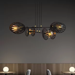 Emibig PLAYA 4 BLACK 1146/6 lampa wisząca oryginalny Design nowoczesna 1146/6 - Lampy sufitowe - miniaturka - grafika 3