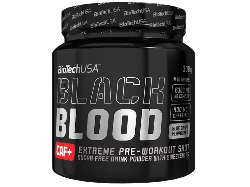 BioTech USA Black Blood CAF+ 300g Szybka wysyłka