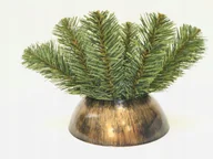 Sztuczne kwiaty - PODKŁAD SZTUCZNY ciężka doniczka na święta stroik cmentarz wiązanka gałązki - miniaturka - grafika 1