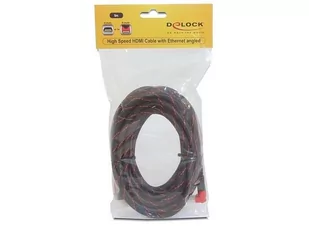 Kabel HDMI DELOCK, 5 m - Kable - miniaturka - grafika 1