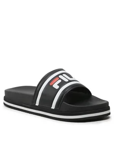 Fila Klapki Morro Bay Zeppa Wmn FFW0048 Czarny - Klapki i japonki męskie - miniaturka - grafika 1