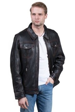 kurtka skórzana męska David Ryan, Rocco , 2XL