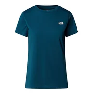 Koszulki sportowe damskie - Koszulka The North Face Simple Dome 0A87NH1NO1 - niebieska - miniaturka - grafika 1