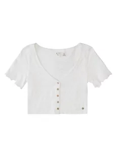 Roxy Koszulka w kolorze białym - Koszulki i topy damskie - miniaturka - grafika 1