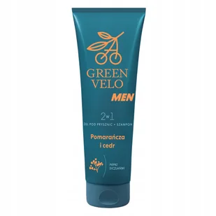 GREEN VELO ŻEL I SZAMPON POD PRYSZNIC 2W1 POMARAŃCZA I CEDR 250ML - Szampony do włosów - miniaturka - grafika 1