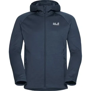 Polar męski Peak District Hooded Fz Jack Wolfskin - Bluzy męskie - miniaturka - grafika 1