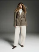 Spodnie damskie - Reserved - Jeansy balloon fit - kremowy - miniaturka - grafika 1