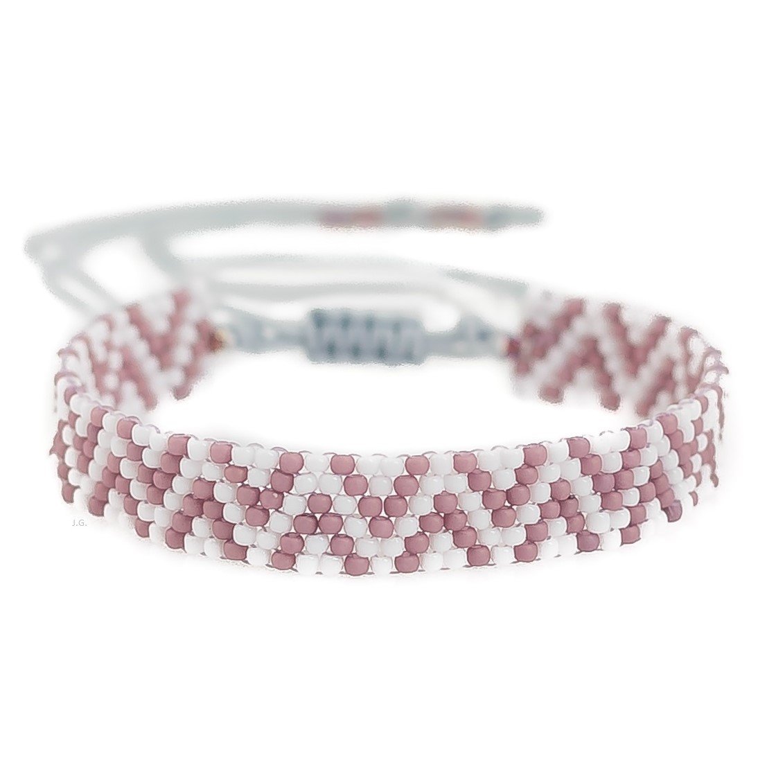 Bransoletka beading regulowana etno boho peyote / JG. Projekt