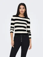 Swetry damskie - JDY Sweter 15277223 Beżowy Regular Fit - miniaturka - grafika 1
