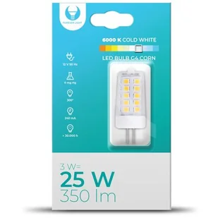 Forever Light Żarówka LED RTV003667 3W G4 RTV003667 - Halogeny - miniaturka - grafika 1