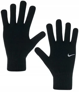 Rękawiczki zimowe Nike Swoosh Knit 2.0 czarne r. S/M - Rękawiczki - miniaturka - grafika 1