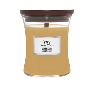 Woodwick Jar Candle świeca zapachowa Gilded Sands 275g - Świece - miniaturka - grafika 1